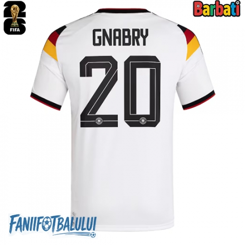 Germania Serge Gnabry #20 Tricou Fotbal Replică Mondial 2026 Barbati Acasa Germania Serge Gnabry #20 Tricou Fotbal Replică Mondial 2026 Barbati Acasa